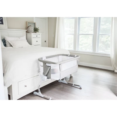 Baby Delight Beside Me Dreamer Deluxe Bassinet And Bedside Sleeper - Quilted Pebble Gray 8 Baby Delight Beside Me Dreamer Deluxe Bassinet And Bedside Sleeper - Quilted Pebble Gray - Image 6