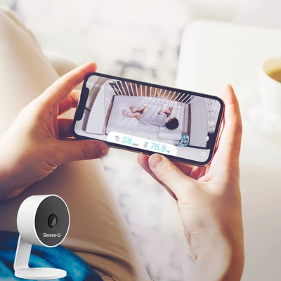 Sense-U Smart Baby Monitor 3 + Video Monitor - Tracks Child's Body Movement, Rollover & Temperature 6 Sense-U Smart Baby Monitor 3 + Video Monitor - Tracks Child's Body Movement, Rollover & Temperature - Image 4
