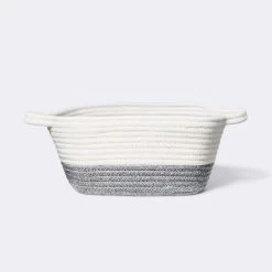 Square Coiled Rope Bin With Color Band - Cloud Island™ -Baby Products GUEST 98ecb9e4 a743 413d 90b2 3c7410fd4153