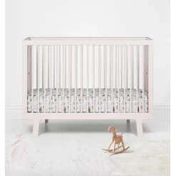 Bacati - Woodland Forest Animals Gray Beige 100 Percent Cotton Universal Baby US Standard Crib Or Toddler Bed Fitted Sheet -Baby Products GUEST 99d8dc97 707c 497b 957e fd8ae5244271