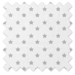 Bacati - Stars Gray Muslin 3 Pc Toddler Bed Sheet Set 100 Percent Cotton -Baby Products GUEST 9db05c44 c5cd 482c 863c f806a93da9af 1