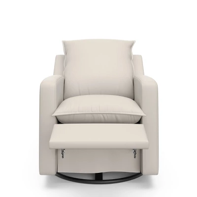 Storkcraft Timeless Side Lever Reclining Glider With USB Charging Port - Ivory 9 Storkcraft Timeless Side Lever Reclining Glider With USB Charging Port - Ivory - Image 7