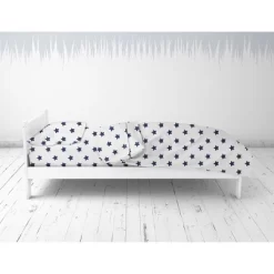 Bacati - Stars Navy Ikat Muslin 4 Pc Toddler Bedding Set -Baby Products GUEST 9fd657d4 6c07 40ff 846b 70dd4a70c0a0