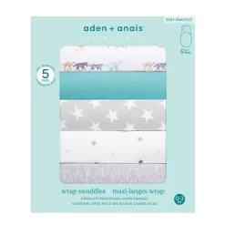 Aden + Anais Essentials Easy Swaddle Wrap - 0-3 Months - 5pk -Baby Products GUEST a1ce76a9 b8c5 4d6e 9607 9a0ba1182a19