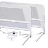 KidCo Mesh And Steel Double Pack Telescopic Toddler Child Bed Rail Guard, White -Baby Products GUEST a2b3dbea ded1 4c37 b37f f0bd14ff870a