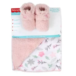 Fisher Price Fisher-Price Wonders Sherpa Lined Blanket And Plush Booties -Baby Products GUEST a302f9ba 5f5e 4dba b9c5 d00810c13704