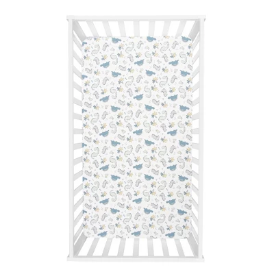 Trend Lab Flannel Fitted Crib Sheet - Little Dinos 5 Trend Lab Flannel Fitted Crib Sheet - Little Dinos - Image 3