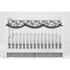 Bacati - Clouds In The City White/Gray 6 Pc Crib Bedding Set With Long Rail Guard Cover 15 Bacati - Clouds In The City White/Gray 6 Pc Crib Bedding Set With Long Rail Guard Cover -Baby Products GUEST a58ed2e7 b4bc 4250 bad7 51fa4f2bf1fa