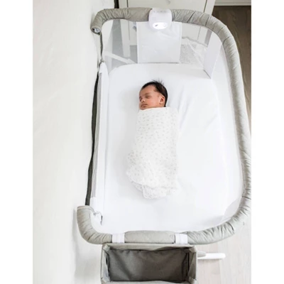 Baby Delight Beside Me Dreamer Deluxe Bassinet And Bedside Sleeper - Quilted Pebble Gray 12 Baby Delight Beside Me Dreamer Deluxe Bassinet And Bedside Sleeper - Quilted Pebble Gray - Image 10