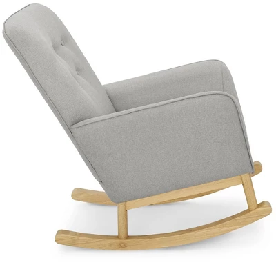 Delta Children Colby Rocking Chair - French Gray And Natural 8 Delta Children Colby Rocking Chair - French Gray And Natural - Image 6