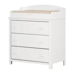 Cotton Candy Changing Table With Drawers - Pure White - South Shore -Baby Products GUEST a6d85ec5 e06a 4027 8d79 673a4b0bd71a