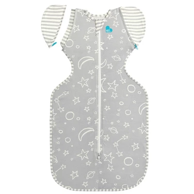 Love To Dream Swaddle Wrap - Moon And Stars Gray 7 Love To Dream Swaddle Wrap - Moon And Stars Gray - Image 5