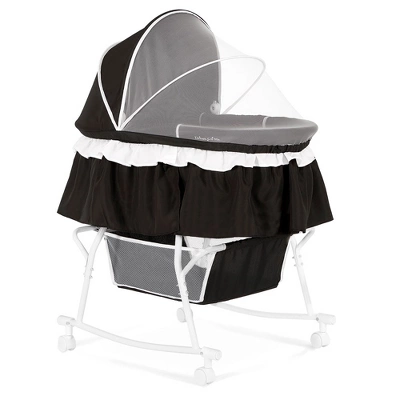 Dream On Me Lacy Portable 2-in-1 Bassinet, Black 14 Dream On Me Lacy Portable 2-in-1 Bassinet, Black - Image 12