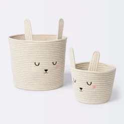 Coiled Rope Small Round Storage Basket - Rabbit - Cloud Island™ 7 Coiled Rope Small Round Storage Basket - Rabbit - Cloud Island™ -Baby Products GUEST af7f0e09 bdf8 4734 a3ec 70dd06adeeb5