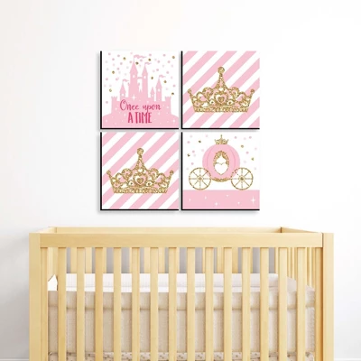 Big Dot Of Happiness Little Princess Crown - Kids Room, Nursery Decor & Home Decor - 11 X 11 Inches Nursery Wall Art - Set Of 4 Prints For Baby's Room 3 Big Dot Of Happiness Little Princess Crown - Kids Room, Nursery Decor & Home Decor - 11 X 11 Inches Nursery Wall Art - Set Of 4 Prints For Baby's Room