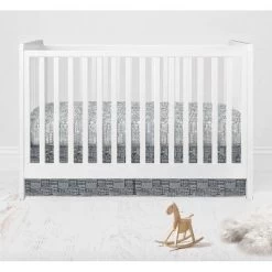 Bacati - Clouds In The City White/Gray 6 Pc Crib Bedding Set With Long Rail Guard Cover 12 Bacati - Clouds In The City White/Gray 6 Pc Crib Bedding Set With Long Rail Guard Cover -Baby Products GUEST b1b7520b 17af 49e5 a656 59c87d2e3a2d