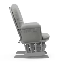 Storkcraft Hoop Glider And Ottoman - Pebble Gray Frame/Light Gray Fabric -Baby Products GUEST b70677c6 0262 4f4d aa8d e41b46787fb3