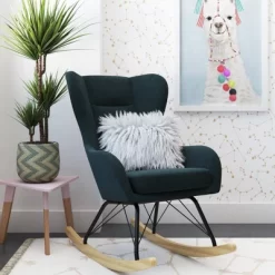 Novogratz Harper Wingback Rocker