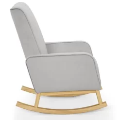 Delta Children Drew Rocking Chair - Cloud Gray And Natural -Baby Products GUEST bb4c4cc5 cc10 477c 9f8b 6e5aefea26d4