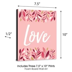 Big Dot Of Happiness Pink Elegant Cross - Nursery Wall Art, Kids Room Decor And Home Decorations - Gift Ideas - 7.5 X 10 Inches - Set Of 3 Prints -Baby Products GUEST bb79b5f5 a5b8 44c9 90cb 3d5319249aa9