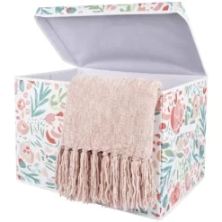 Sammy & Lou Printed Felt Toy Chest - Painterly Floral -Baby Products GUEST bbe45678 29d9 46a8 99d6 18afa0d311a8