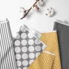 Bacati - Dots/Pin Stripes Gray/Yellow Laundry Hamper With Wooden Frame -Baby Products GUEST bc8d0201 4ee7 4972 883a 6ee459b300e4