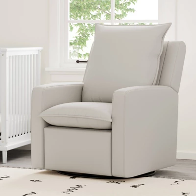 Storkcraft Timeless Side Lever Reclining Glider With USB Charging Port - Ivory 13 Storkcraft Timeless Side Lever Reclining Glider With USB Charging Port - Ivory - Image 11