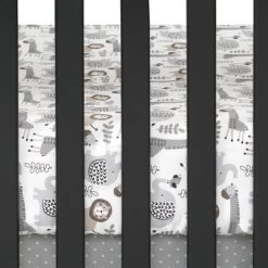 Lambs & Ivy Urban Jungle 4-Piece Crib Bedding Set - Gray, Brown, White, Jungle 10 Lambs & Ivy Urban Jungle 4-Piece Crib Bedding Set - Gray, Brown, White, Jungle -Baby Products GUEST c1aca04e a695 4ffe abc7 9f74b46a65ea