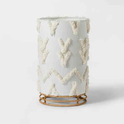 Boho Rattan Cylinder Kids' Nightlight - Pillowfort™ 8 Boho Rattan Cylinder Kids' Nightlight - Pillowfort™ - Image 6