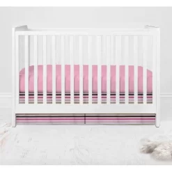 Bacati - Mod Dots Stripes Pink Fuschia Beige Chocolate 10 Pc Crib Bedding Set With 2 Crib Fitted Sheets -Baby Products GUEST c5d52dc8 79a1 4dda 8a20 0de62cad6b53