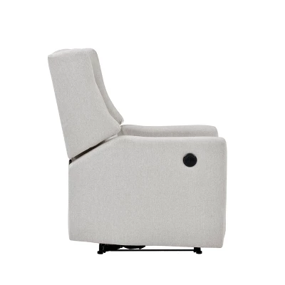 Suite Bebe Pronto Power Recliner Accent Chair - Buff Beige Fabric 6 Suite Bebe Pronto Power Recliner Accent Chair - Buff Beige Fabric - Image 4