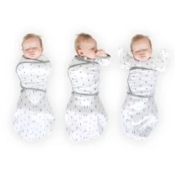 SwaddleDesigns Omni Swaddle Sack Swaddle Wrap - White - S - 0-3 Months