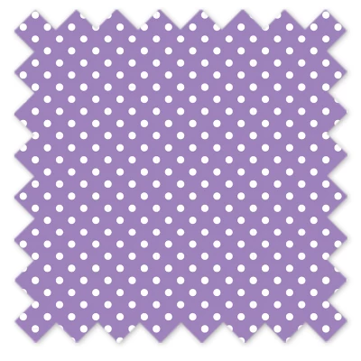 Bacati - Lilac Pin Dots 3 Pc Toddler Bed Sheet Set 8 Bacati - Lilac Pin Dots 3 Pc Toddler Bed Sheet Set - Image 6