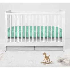Bacati - Elephants Mint/Yellow/Gray 10 Pc Crib Bedding Set With 2 Crib Fitted Sheets -Baby Products GUEST cb618d56 f579 4938 9292 be51b40d740e