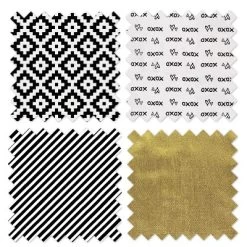 Bacati - Love Black Gold 3 Pc Crib Bedding Set -Baby Products GUEST cbd2e0b0 58b8 48da 8189 7a68a2e03769