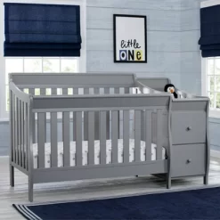 Delta Children Bentley Convertible Baby Crib And Changer