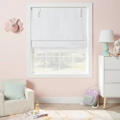 Baby Products 31 30" X 64" Blackout Roman Kids' Shade White - Pillowfort™