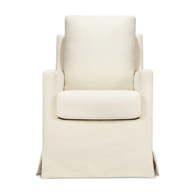 DaVinci Winnie Slipcover Swivel Glider - Vanilla 4 DaVinci Winnie Slipcover Swivel Glider - Vanilla - Image 2