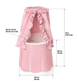 Badger Basket Empress Round Baby Bassinet With Canopy 13 Badger Basket Empress Round Baby Bassinet With Canopy -Baby Products GUEST d06fcbb6 3d8d 4ef6 acfd cf3cdb8b12e9