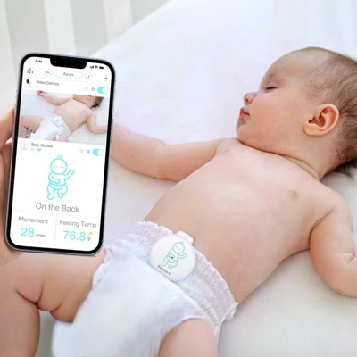 Sense-U Smart Baby Monitor 3 + Video Monitor - Tracks Child's Body Movement, Rollover & Temperature 5 Sense-U Smart Baby Monitor 3 + Video Monitor - Tracks Child's Body Movement, Rollover & Temperature - Image 3