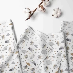 Bacati - Woodlands Beige/Gray 4 Pc Toddler Bedding Set -Baby Products GUEST d53bea02 7ed0 4bed aec1 b193e09d0bf0 1