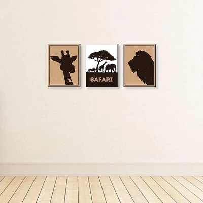 Big Dot Of Happiness Wild Safari - Jungle Animal Nursery Wall Art, Kids Room Decor & Home Decorations - Gift Ideas - 7.5 X 10 Inches - Set Of 3 Prints 4 Big Dot Of Happiness Wild Safari - Jungle Animal Nursery Wall Art, Kids Room Decor & Home Decorations - Gift Ideas - 7.5 X 10 Inches - Set Of 3 Prints - Image 2