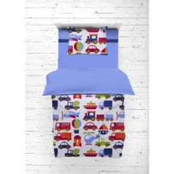 Bacati - Transportation Blue Navy Green Red Orange 4 Pc Toddler Bedding Set 15 Bacati - Transportation Blue Navy Green Red Orange 4 Pc Toddler Bedding Set -Baby Products GUEST dcdc6f53 dc97 4e97 9d92 1e9cd2e48b7a