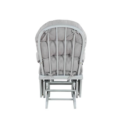 Suite Bebe Mason Glider & Ottoman - Gray/Oyster 6 Suite Bebe Mason Glider & Ottoman - Gray/Oyster - Image 4