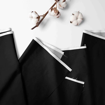 Bacati - Solid Crib/Toddler Bed Skirt - Black 5 Bacati - Solid Crib/Toddler Bed Skirt - Black - Image 3