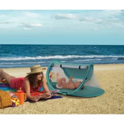 KidCo PeaPod Camp Lightweight Pop Up Child Portable Travel Bed Tent Extension With Retractable Sun Shade, Storage Pocket, And Carry Bag -Baby Products GUEST dff3cd19 e4b1 4901 9c6c 48229786e4e1