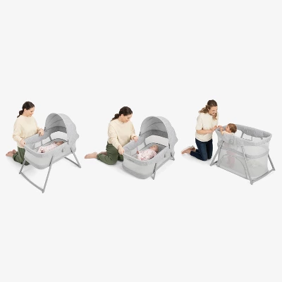 Graco Dream More 3-in-1 Travel Bassinet - Gray 3 Graco Dream More 3-in-1 Travel Bassinet - Gray