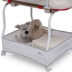 Delta Children Serta IComfort Hands-Free Auto-Glide Bedside Bassinet Portable Crib Features Silent Smooth Gliding Motion That Soothes Baby - Cameron -Baby Products GUEST e31ed9fc 0af8 484c b26d 412156cd1519