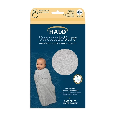 HALO Innovations Swaddlesure 100% Cotton Baby Wrap - NB 4 HALO Innovations Swaddlesure 100% Cotton Baby Wrap - NB - Image 2