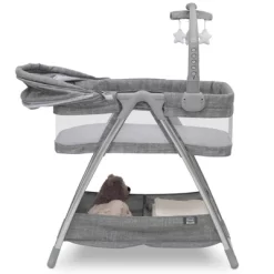 Simmons Kids' City Sleeper Bassinet - Gray Tweed -Baby Products GUEST e3bc93e4 dad9 463d bbe2 b5ee21d9352b